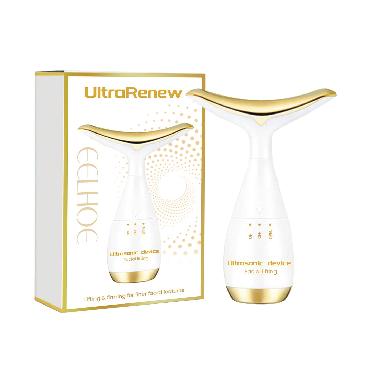 Lifting Facial EMS Pro – Reafirma Cuello, Define Mandíbula y Efecto Glow Instantáneo