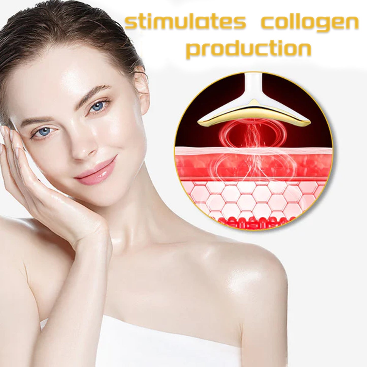 Lifting Facial EMS Pro – Reafirma Cuello, Define Mandíbula y Efecto Glow Instantáneo