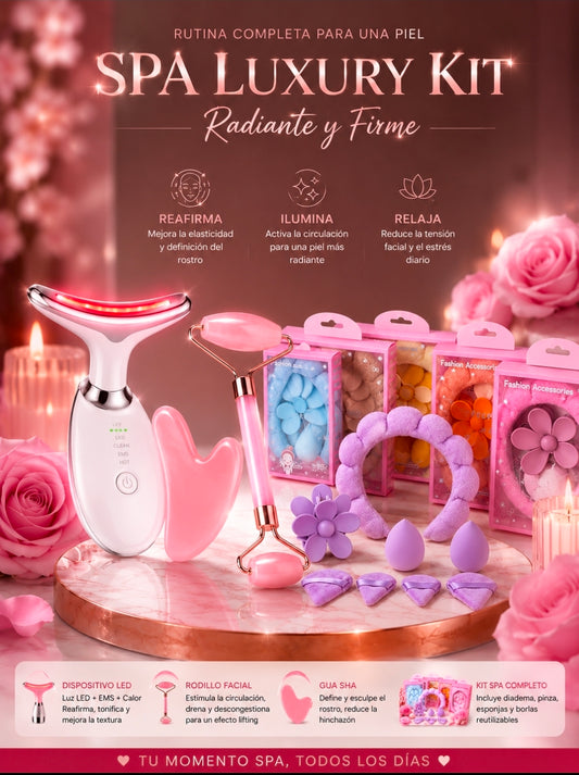 Luxury Spa Kit en Casa – Facial & Neck Glow Set ✨