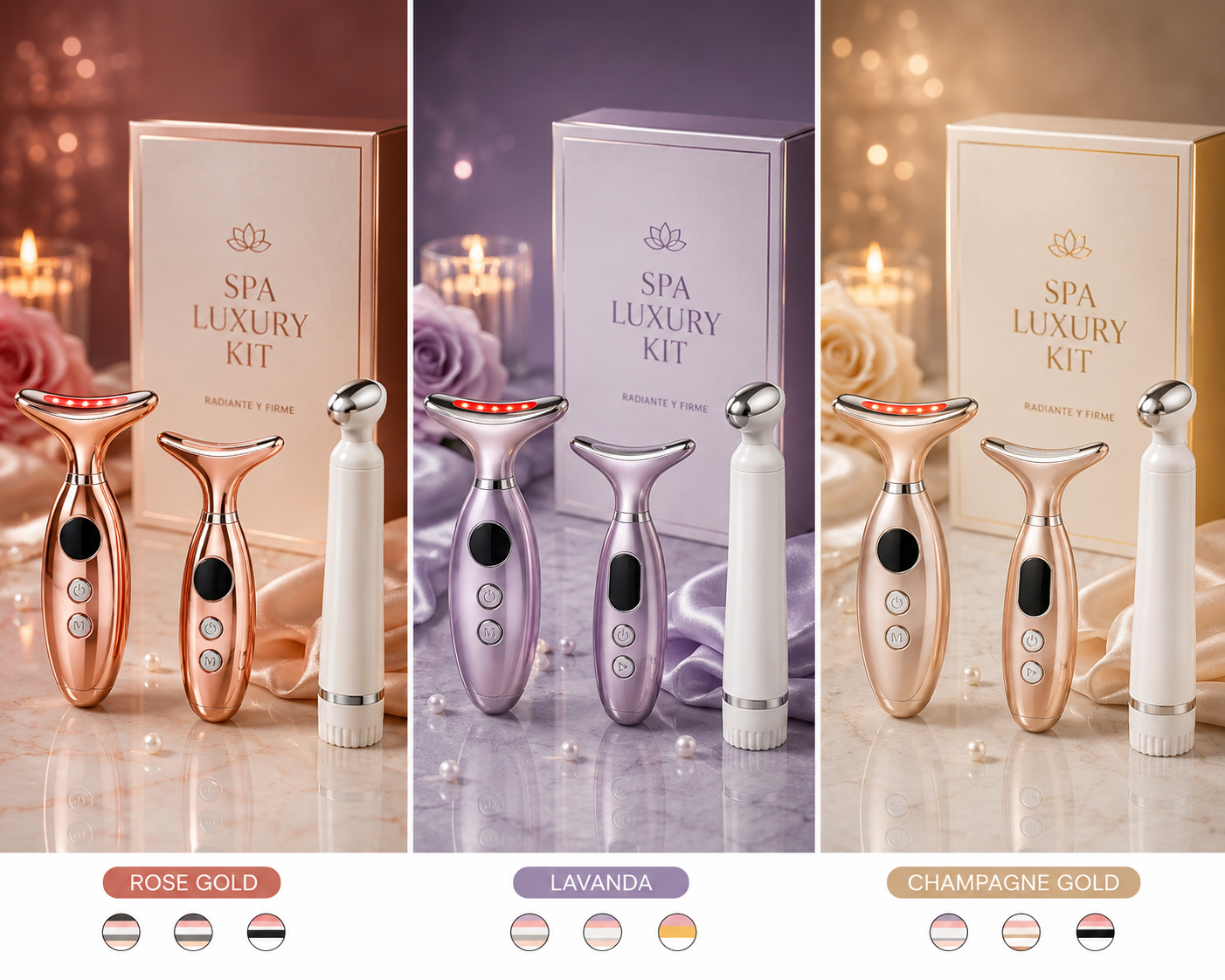 Luxury Spa Kit en Casa – Facial & Neck Glow Set ✨
